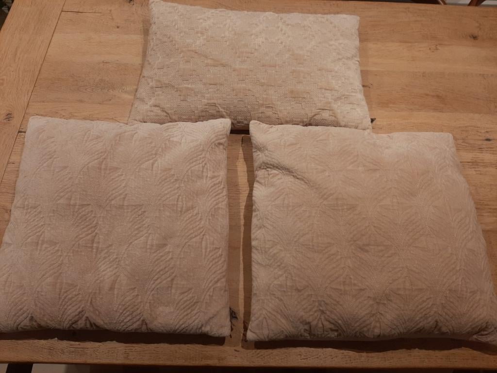 3 licht roze kussens Be Pure By Home, Ophalen of Verzenden