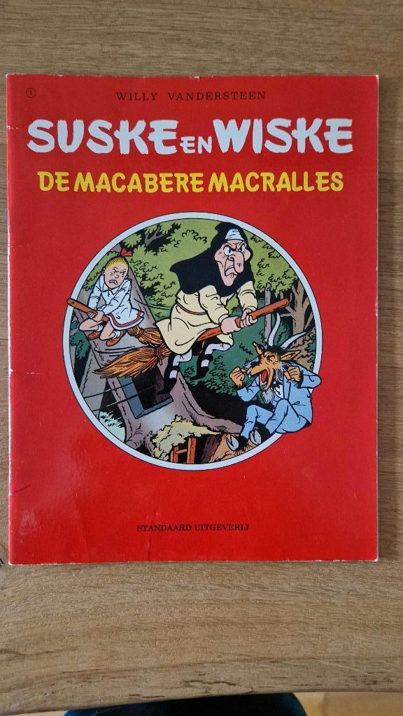 De macabere Macralles Suske en Wiske  deel 1, Willy Vandersteen, Eén stripboek, Ophalen of Verzenden, Zo goed als nieuw
