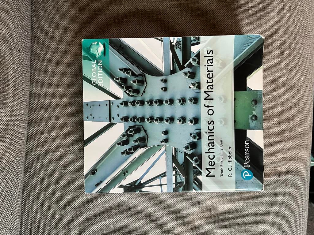Mechanics of Materials - Hibbeler - Sterkteleer boek, Boeken, Ophalen of Verzenden, Beta, Zo goed als nieuw, WO
