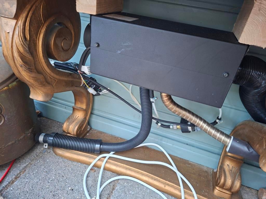 Diesel warmelucht kachel 12 v zgan, Watersport en Boten, Accessoires en Onderhoud, Ophalen of Verzenden, Zo goed als nieuw