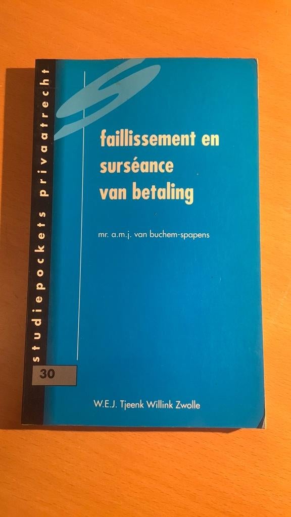 Faillissement en surceance van betaling, Ophalen of Verzenden, Beta, HBO