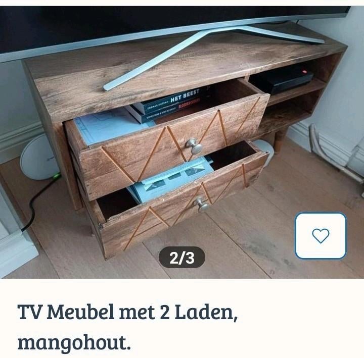 Tv meubel, Huis en Inrichting, Kasten | Televisiemeubels, Ophalen of Verzenden, 25 tot 50 cm, Minder dan 100 cm