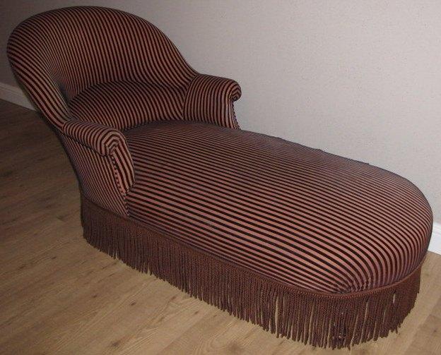 Chaise longue, bergere, bank, Napoleon III, Antiek en Kunst, Antiek | Meubels | Stoelen en Banken, Ophalen