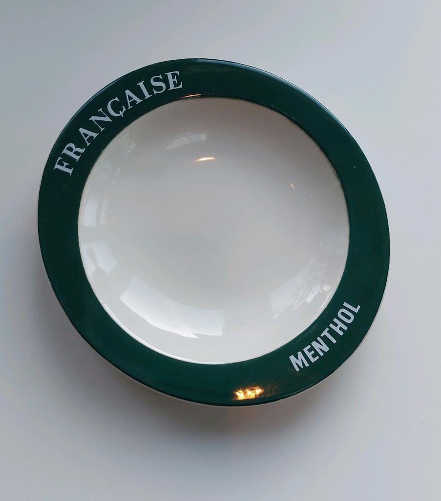 Vintage Francaise Menthol schaaltje asbakje, Verzamelen, Ophalen of Verzenden, Zo goed als nieuw, Gebruiksvoorwerp