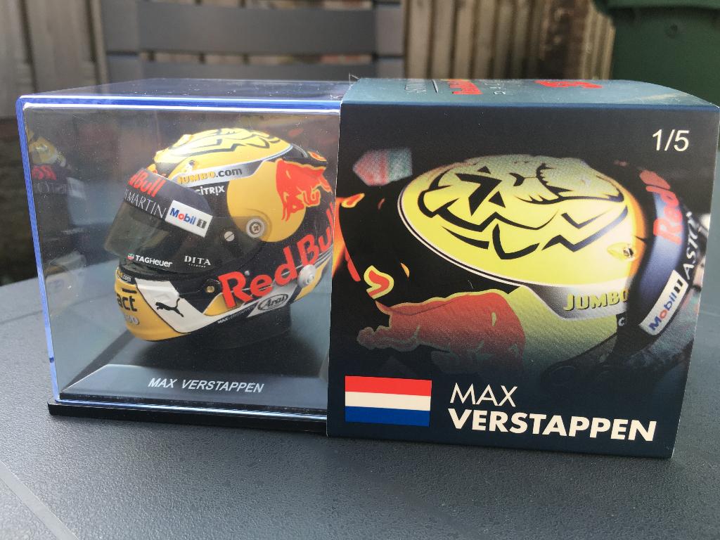 ✅ Max Verstappen 1:5 Oostenrijk 2018 helm 8AP2018 Spark F1, Ophalen of Verzenden, Nieuw, Formule 1
