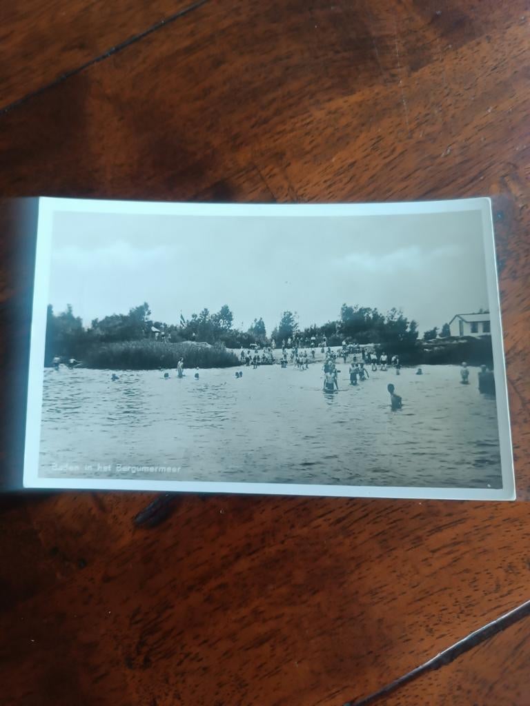 Suameer      Baden in het bergumermeer, Ophalen of Verzenden, Voor 1920, Noord-Holland