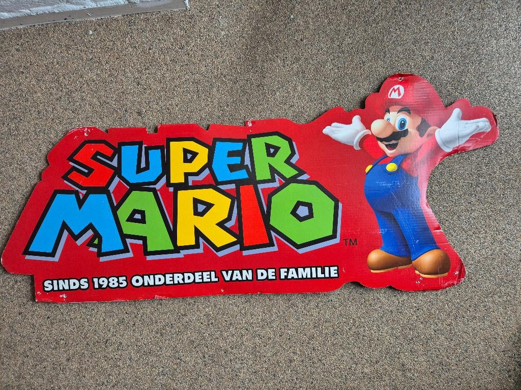 MARIO display/bord, Gebruikt, 1 speler, Ophalen of Verzenden, Vanaf 3 jaar