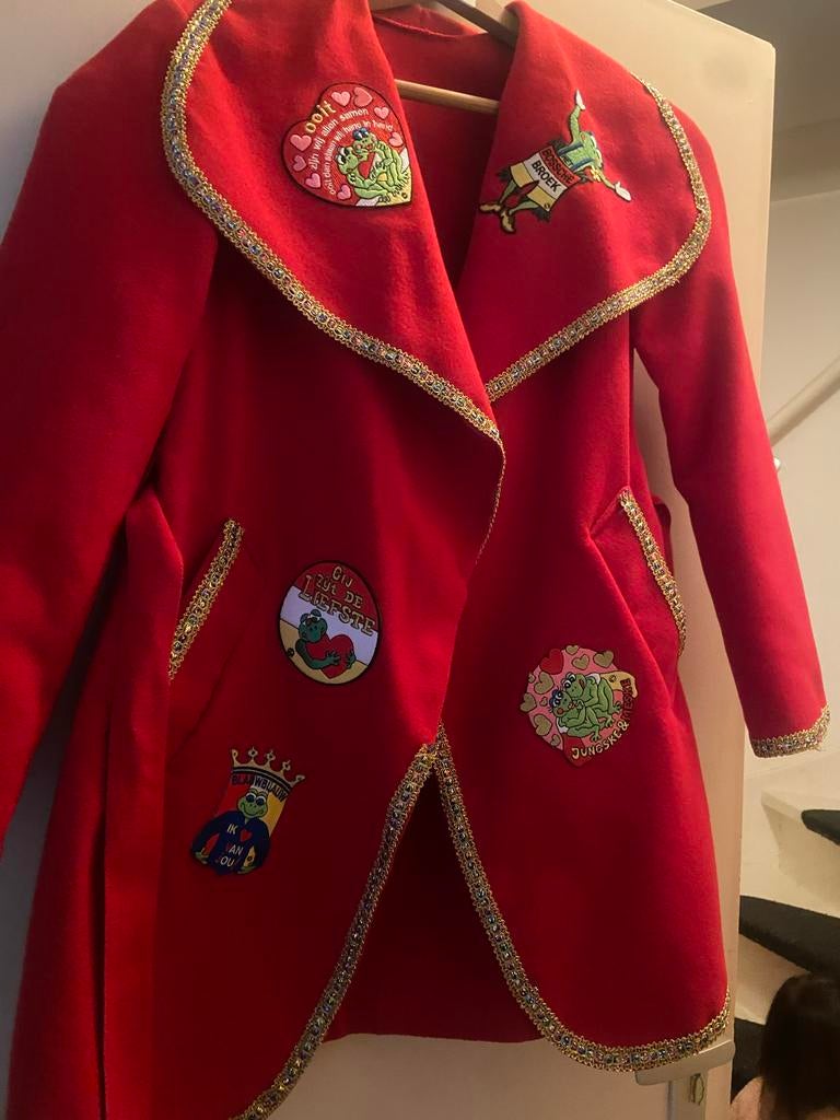 Oeteldonk Jas Trenchcoat Carnaval, Kleding | Dames, Carnavalskleding en Feestkleding, Ophalen, Carnaval, Nieuw, Kleding