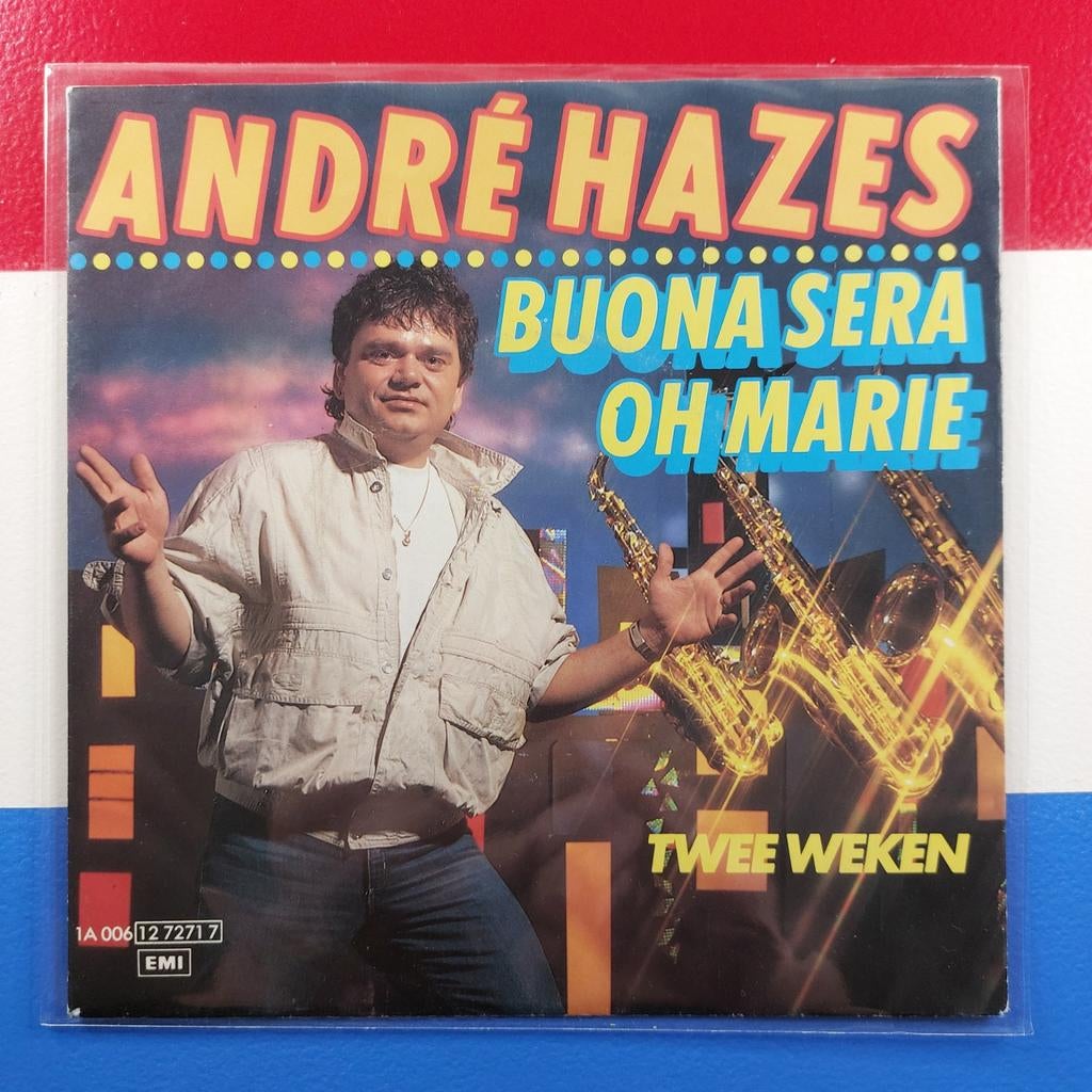 Andre Hazes Bueno Sera single.                    Star45, Cd's en Dvd's, Vinyl Singles, Gebruikt, 7 inch, Single, Ophalen of Verzenden