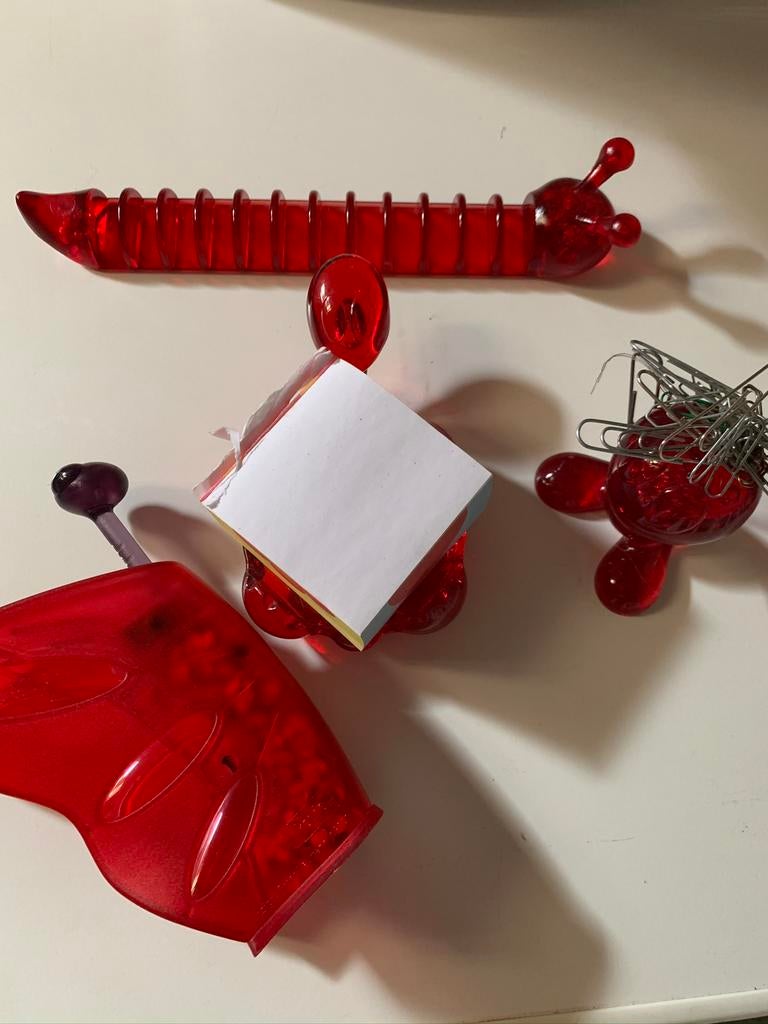 Rode Bureau accessoires van Koziol, Ophalen of Verzenden, Zo goed als nieuw