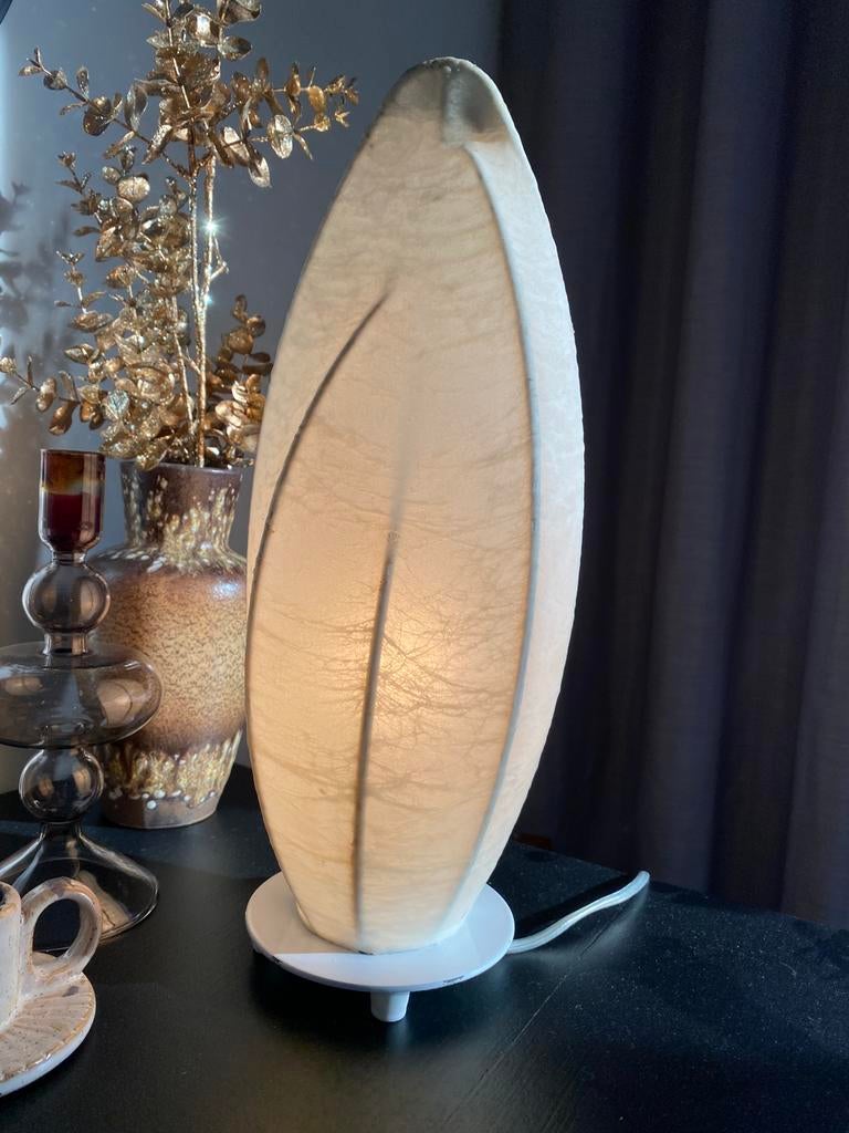 COCOON tafellamp TOZZA met stalen voet van EGLO 1990-2000, Ophalen of Verzenden, Gebruikt, Minder dan 50 cm