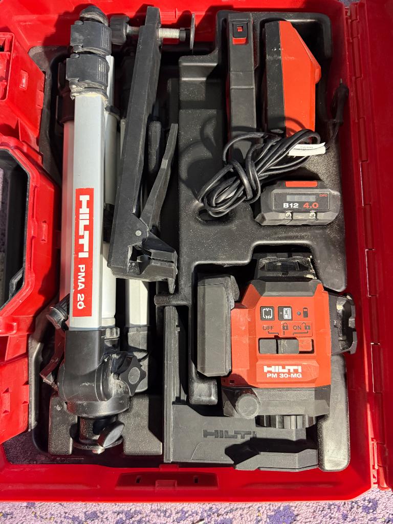 Hilti pm 30 mg complete laserset, Ophalen of Verzenden, Zo goed als nieuw