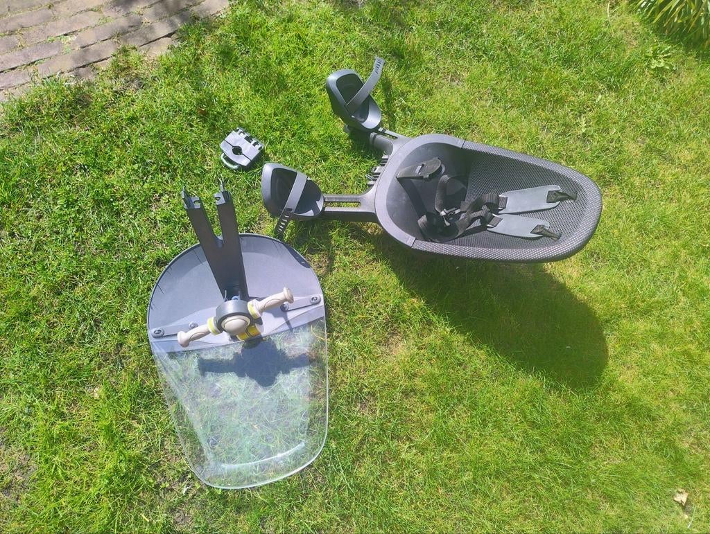 Fiets zitje voor Qibbel zwart, Tuin en Terras, Ophalen