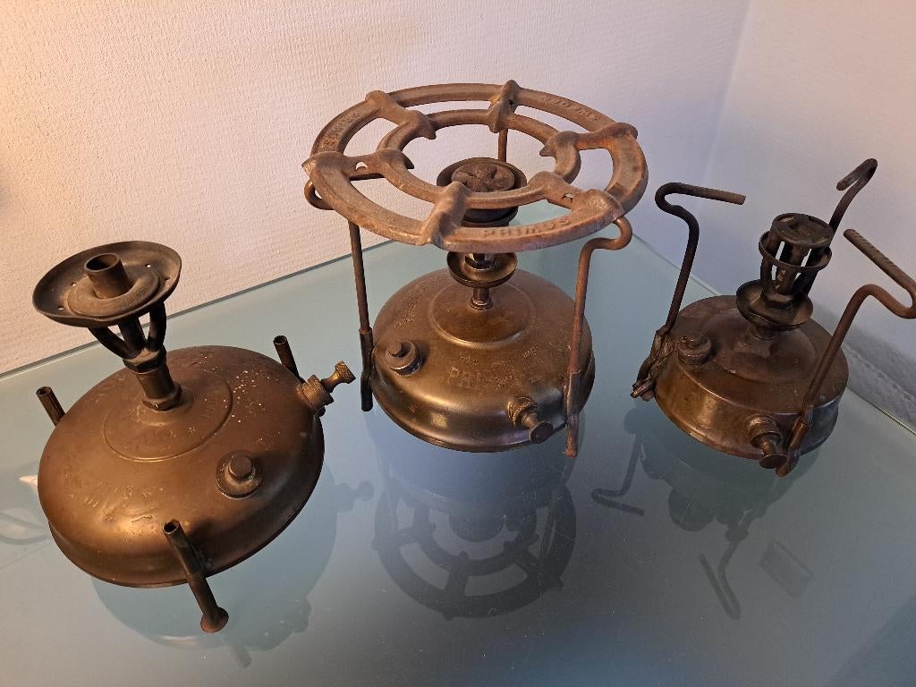 3 Camping Branders Camp Stove Primus Svea Burmos, Ophalen of Verzenden, Gebruikt