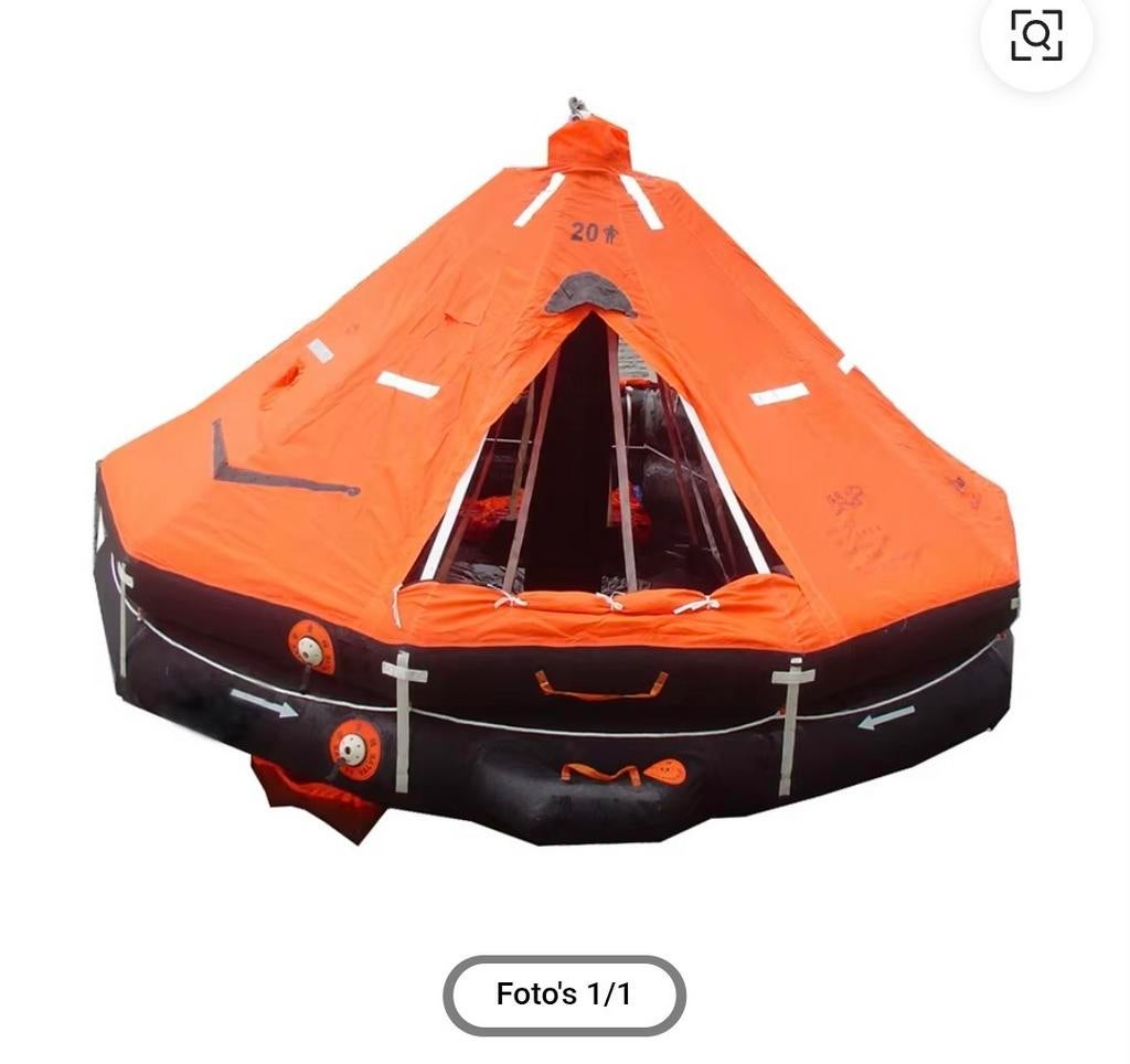 Gebruikt reddingsvlot / zwembadje / tent, Ophalen, Overige typen