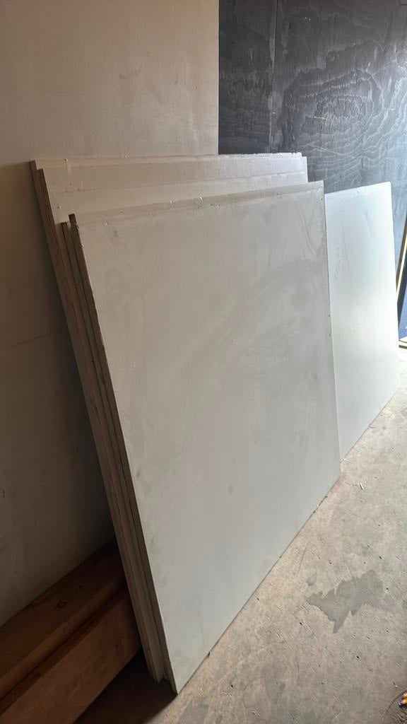 Multi plex wit, Doe-het-zelf en Verbouw, Platen en Panelen, Ophalen, Zo goed als nieuw