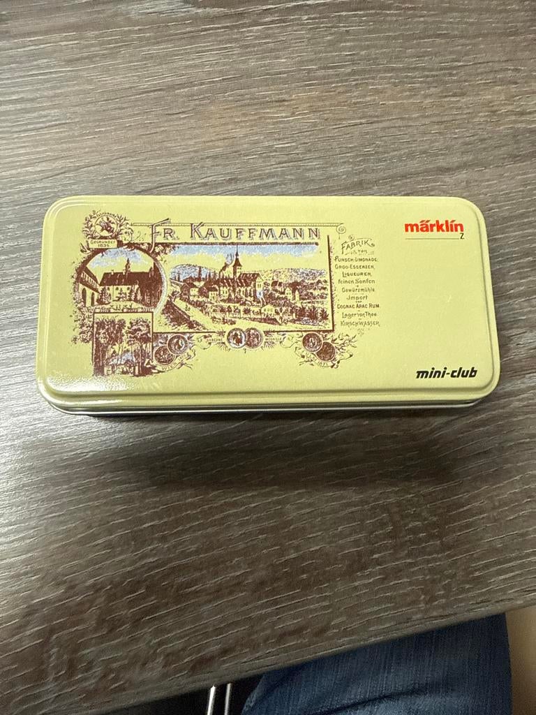 Märklin Mini-Club Museumwagen 1999 F.R. Kauffmann, Wisselstroom, Wagon, Ophalen of Verzenden, Zo goed als nieuw