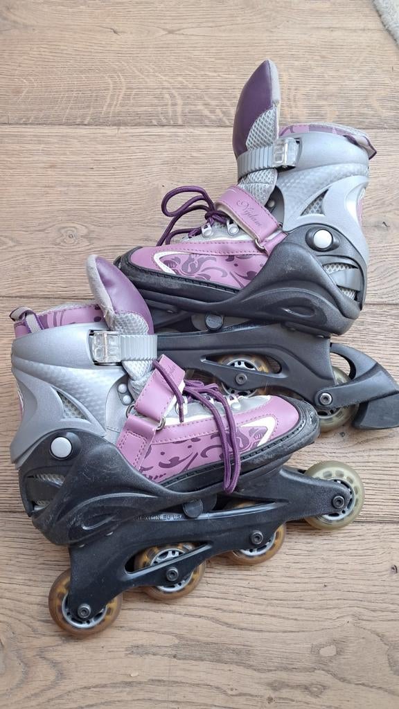 Skeelers (verstelbaar mt 34 tm 37), Verstelbaar, Zo goed als nieuw, Inline skates 4 wielen, Ophalen