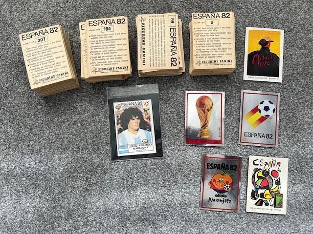 Panini Espana 82 voetbal stckers nieuw compleet Maradona, Ophalen of Verzenden, Zo goed als nieuw, Ajax, Poster, Plaatje of Sticker