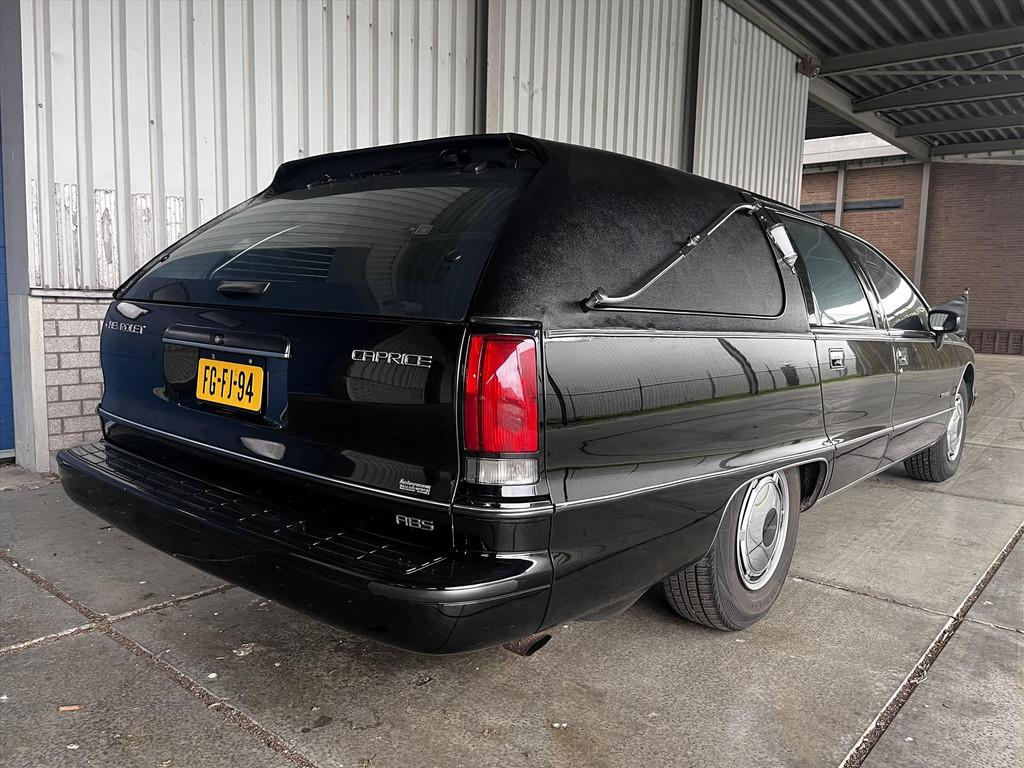 Chevrolet Caprice Begrafenisauto Rouwauto V8, Automaat, Chevrolet, Zwart, Origineel Nederlands