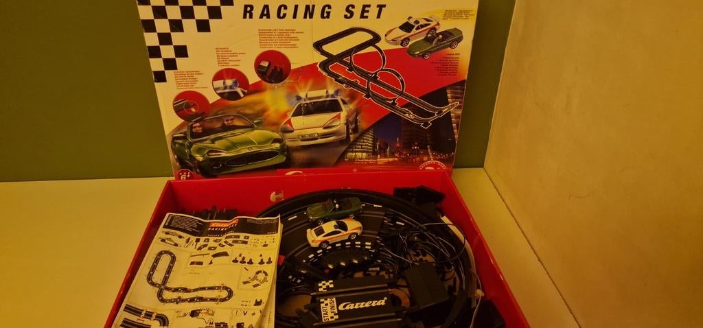 Carrera Racebaan Racing Set - Compleet met auto's en handlei, Kinderen en Baby's, Speelgoed | Racebanen, Ophalen, Zelf te bouwen
