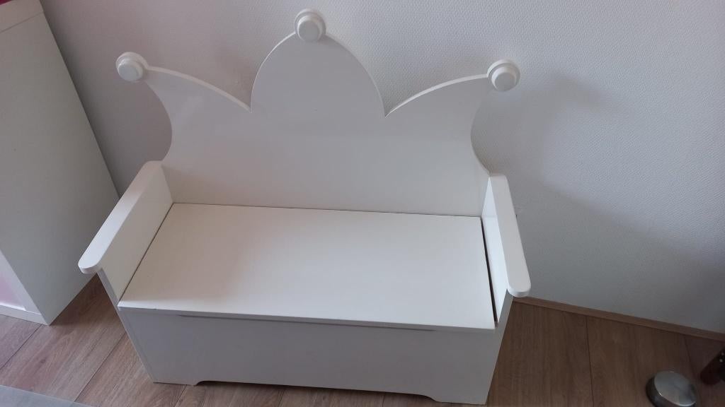 Kinderbankje (opberger), Kinderen en Baby's, Kinderkamer | Tafels en Stoelen, Ophalen, Gebruikt, Stoel(en)