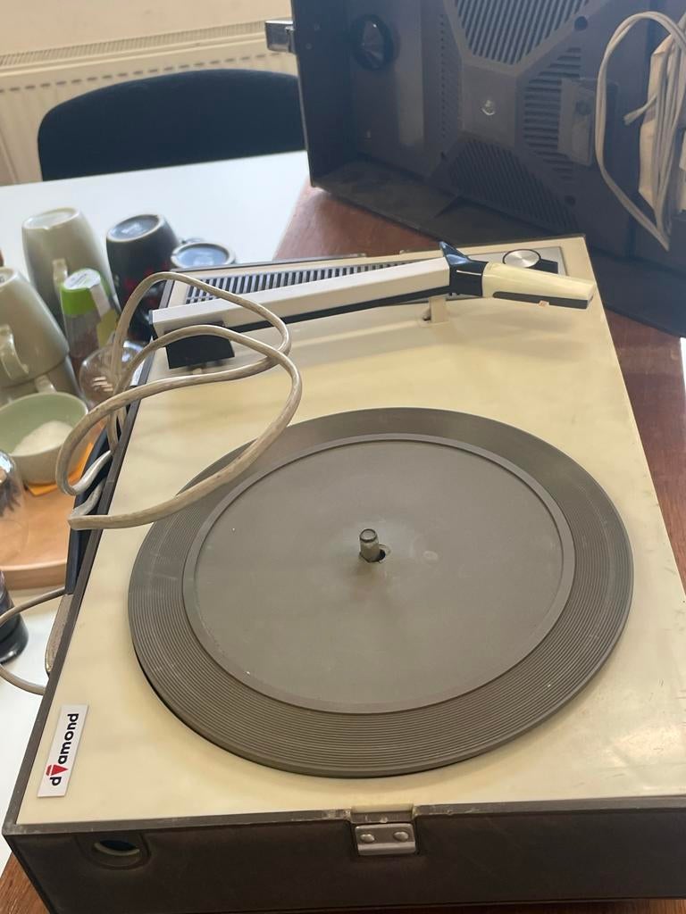 Vintage Philips Platenspeler - Draagbaar en Compleet, Audio, Tv en Foto, Platenspelers, Ophalen, Gebruikt, Platenspeler, Philips