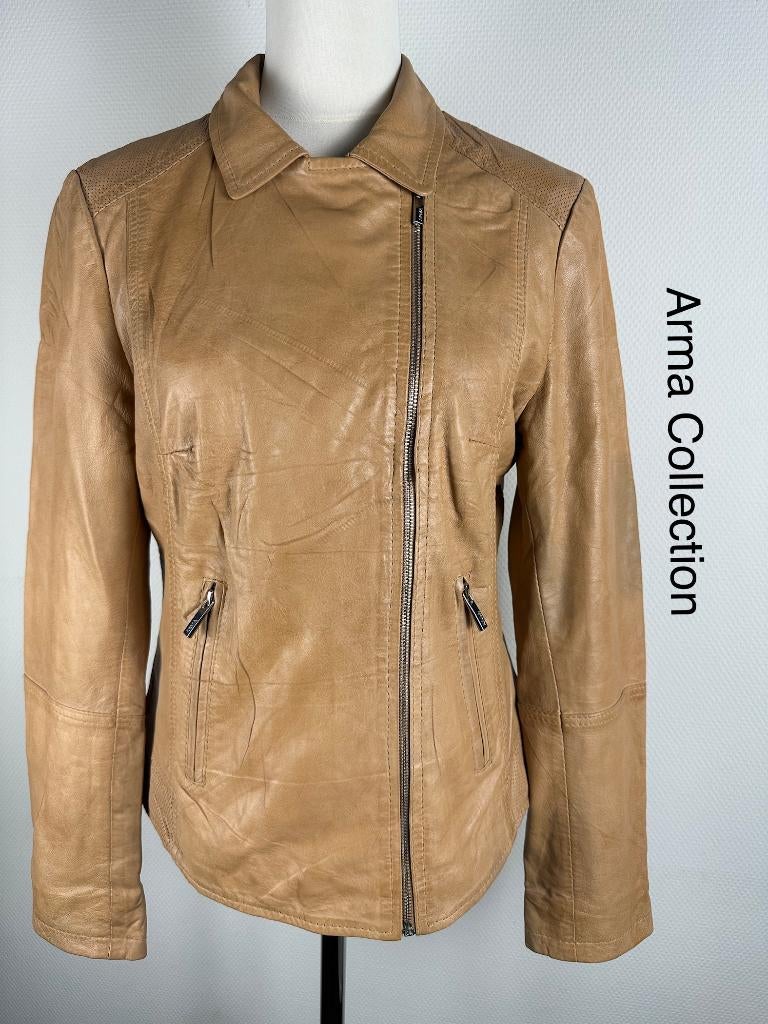 Arma Collection Leren Jas  (mt: 40) 20,8/9686, Maat 38/40 (M), Zwart, Ophalen of Verzenden, Zo goed als nieuw