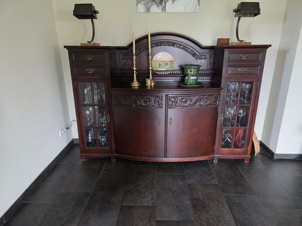 Mooi handgemaakte zware kast, Ophalen, Zo goed als nieuw, 50 tot 75 cm, 100 tot 150 cm