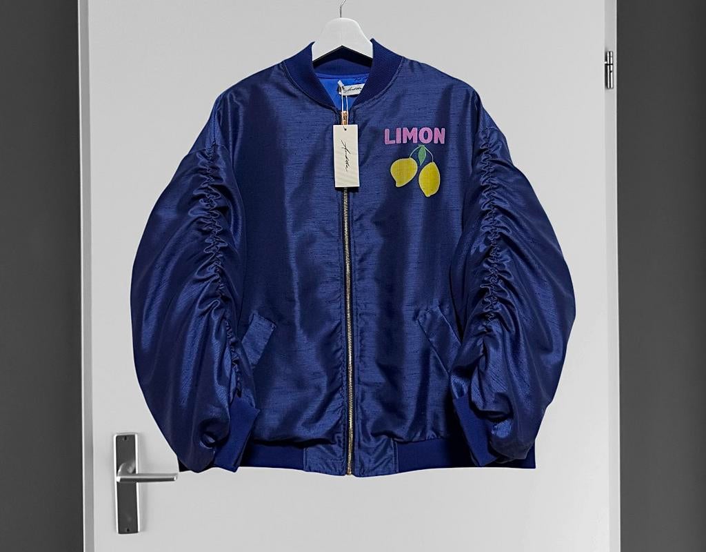 Ambika - Bomberjacks met geplooide mouwen one size, Verzenden, Nieuw, Maat 38/40 (M), Blauw