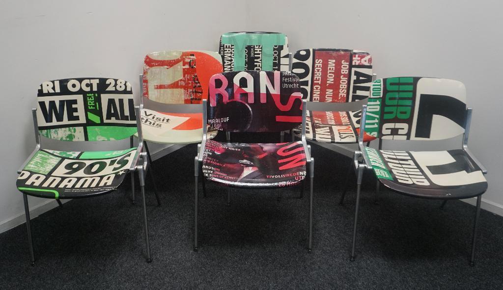 Castelli DSC 106 Stoel | Diverse fotoprints | Unieke stuks !, Gebruikt, -, -, Ophalen of Verzenden