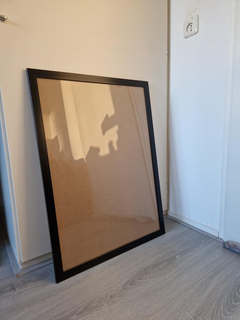 Fotolijst 50x70 cm Zwart - Xenos, Ophalen, Overige materialen, 50 tot 75 cm, Zo goed als nieuw