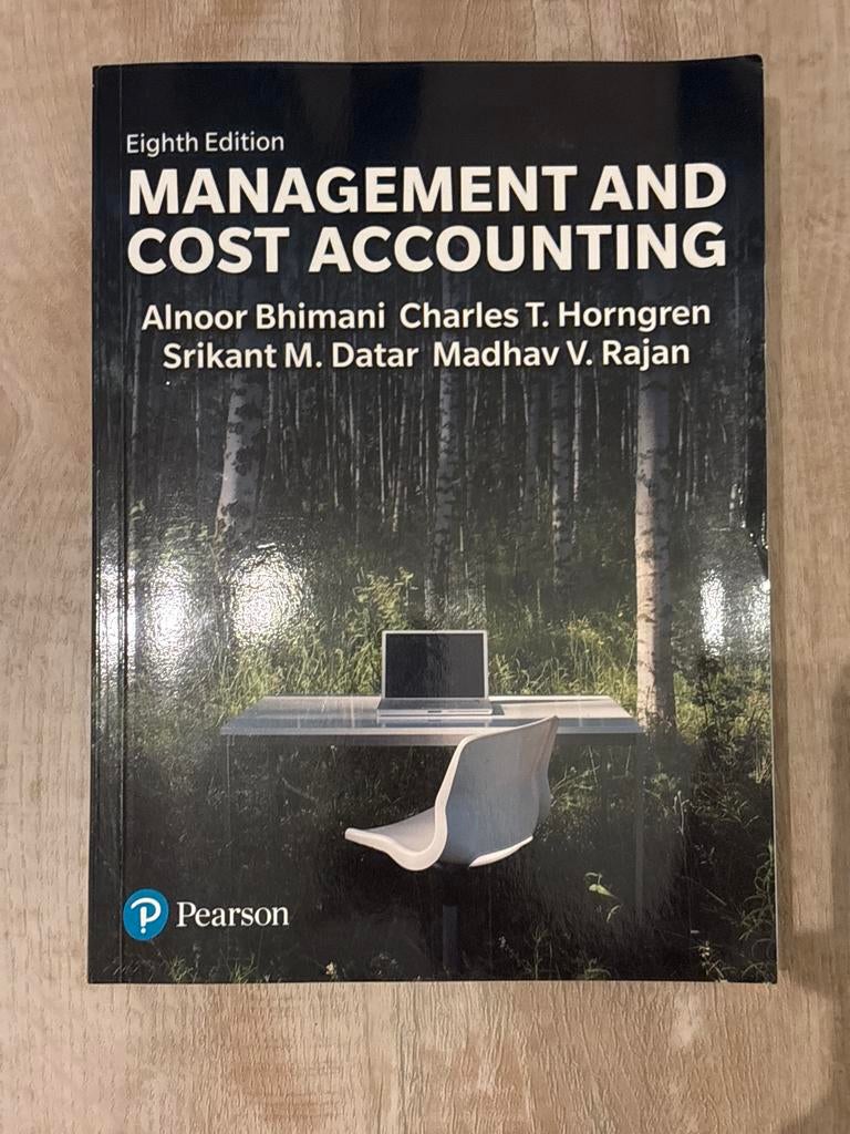 Management and Cost Accounting - Bhimani Horngren Datar Raja, Ophalen of Verzenden, Nieuw, Accountancy en Administratie