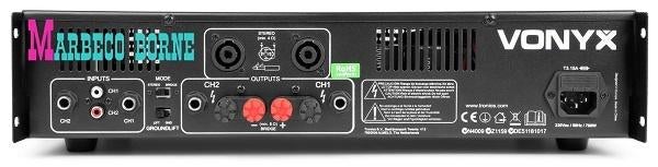 Versterker,amplifier SKY-1500 II PA Versterker 2x 750W, Vonyx, Nieuw, Info@marbeco.nl, Overige instrumenten