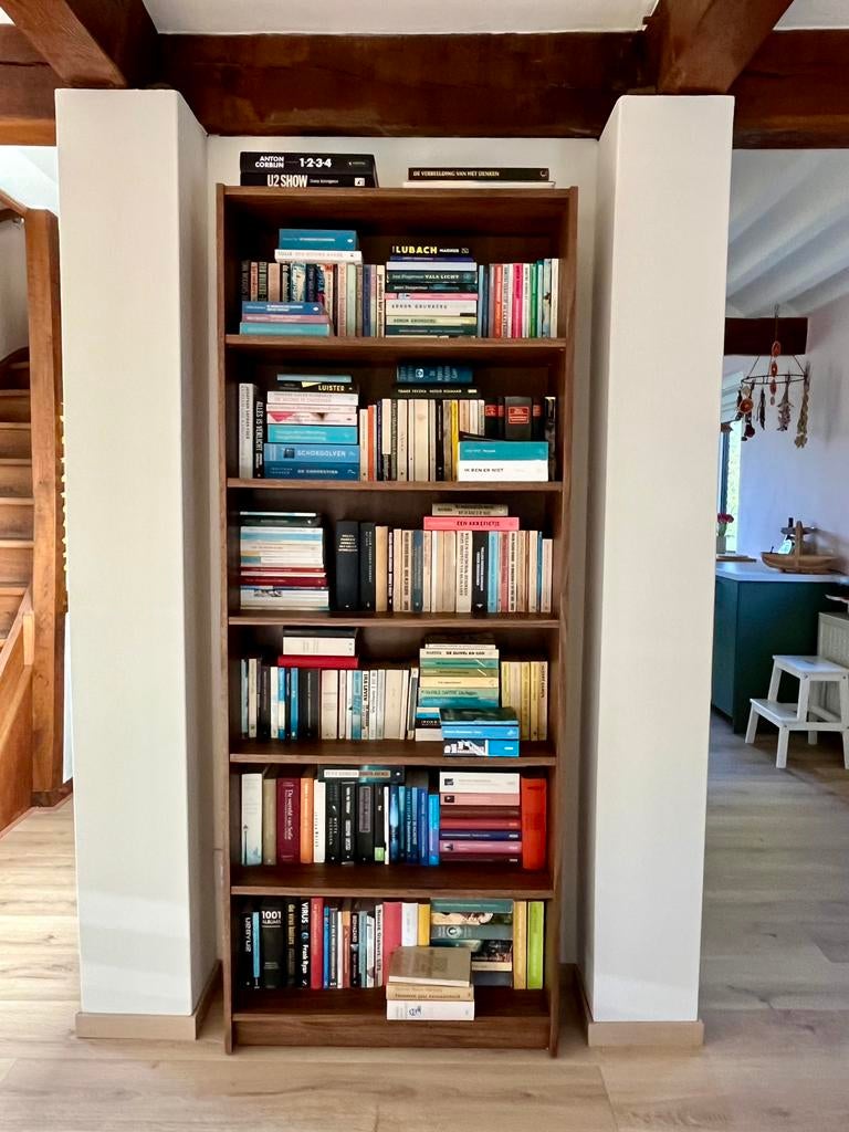 Nieuwe (dec ‘25) ikea billy boekenkast walnoot 80-28-202, Ophalen, Met plank(en), 200 cm of meer, Nieuw