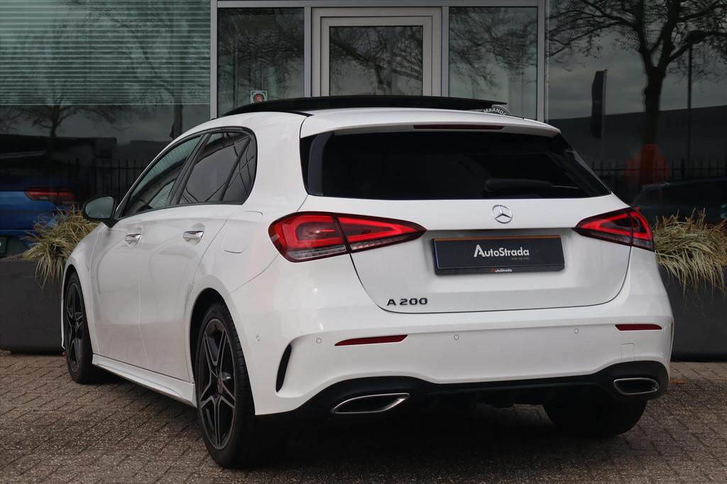 Mercedes A-Klasse A 200 AMG-Line 163pk | Multibeam | Cruise, Auto's, Gebruikt, 4 cilinders, Met garantie (alle), Origineel Nederlands