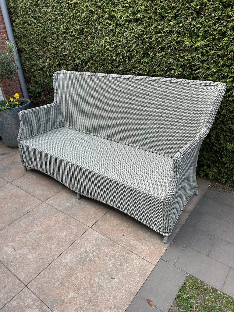 Wicker Tuinbank 1.90m - Intenso Furniture, Ophalen, Gebruikt, Wicker