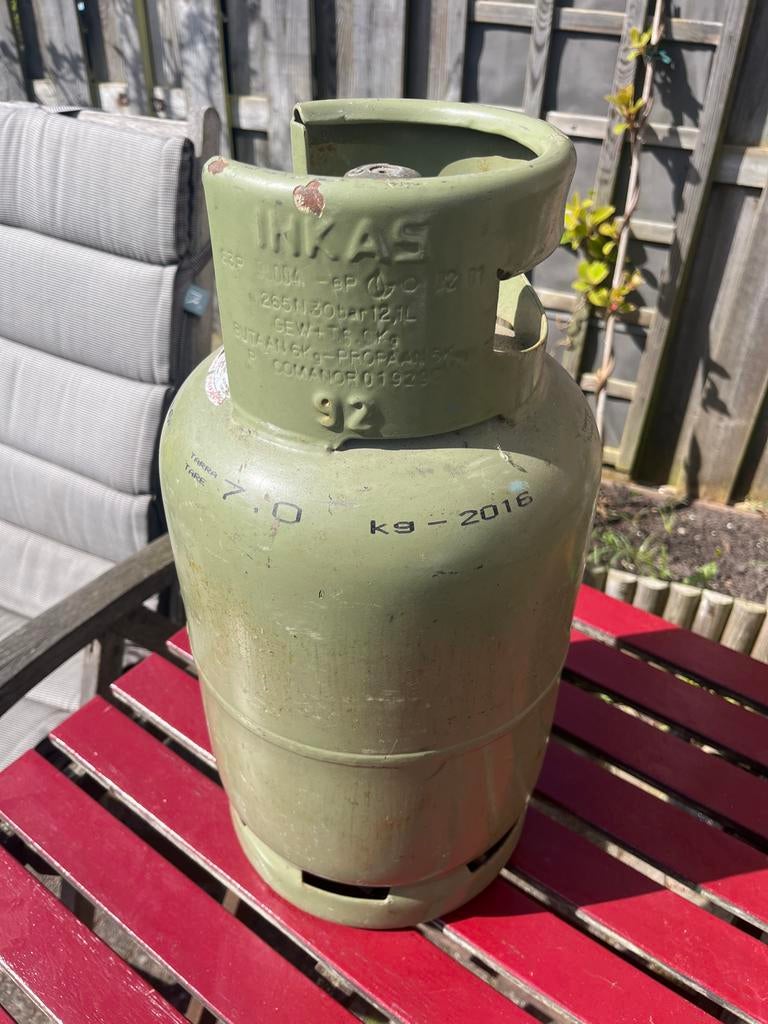 Lege Gasfles 7kg (12 liter), Ophalen, Gebruikt