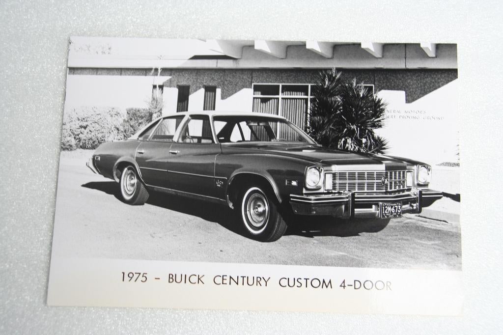 Persfoto Buick Century Custom 4-deurs (1975) (4), Ophalen of Verzenden, Nieuw, Overige merken