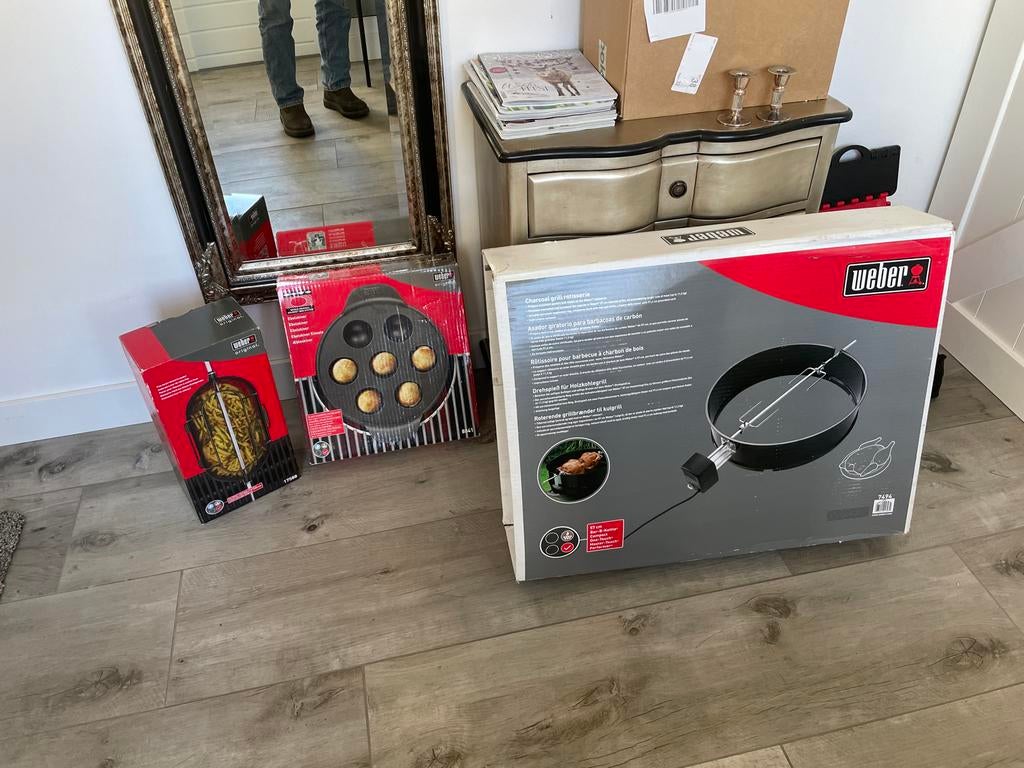 Weber Rotisserie voor barbecue, Ophalen of Verzenden, Nieuw