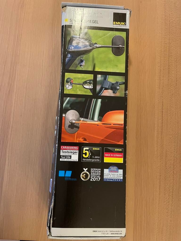 EMUK 100901 Caravanspiegels Skoda Octavia,VW ,T-Cross, T-Roc, Caravans en Kamperen, Ophalen of Verzenden