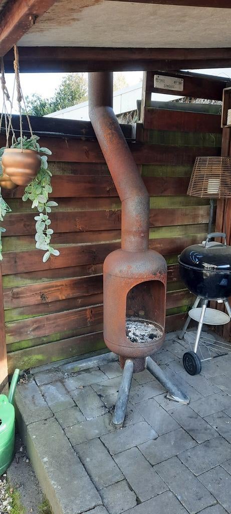 Vuurton met schoorsteen, Ophalen, Gebruikt