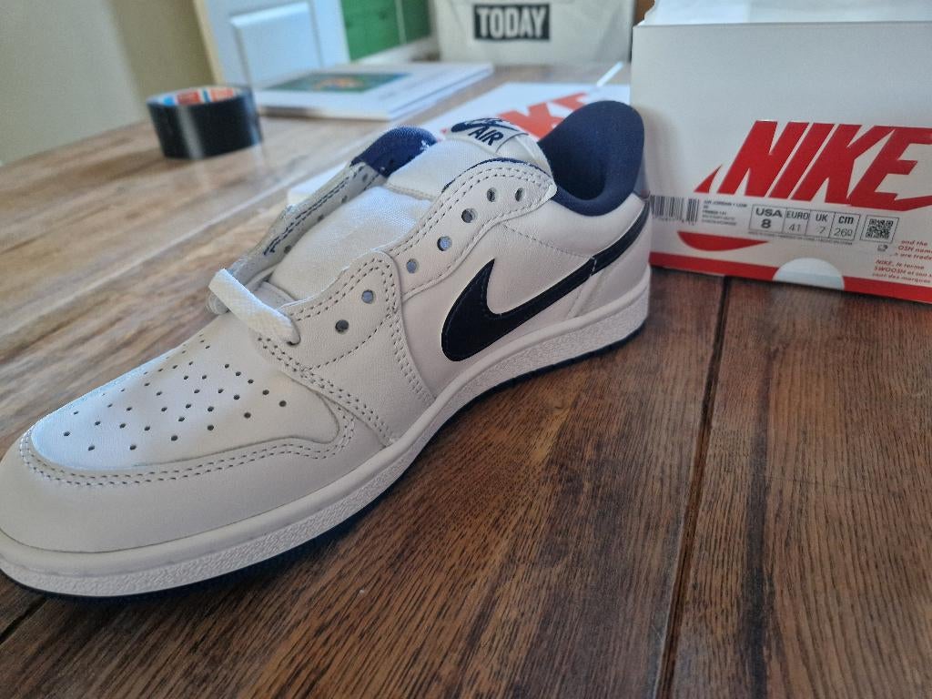 Jordan 1 Retro Low '85 Metallic Blue, Kleding | Heren, Schoenen, Blauw, Nieuw, Ophalen of Verzenden, Sneakers of Gympen