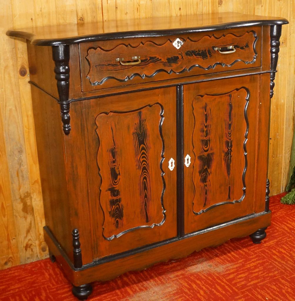 Antiek hal kastje Penantkastje Oude Commode TV meubel chest, Ophalen, Gebruikt, 100 tot 150 cm, Vintage, Industrieel, antiek, Brocante, antiquiteiten, klassiek