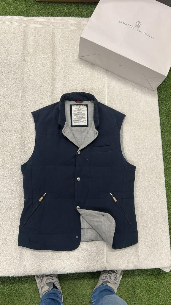 Brunello Cucinelli Suéde Bodywarmer Vest (Nieuw: €2.750), Kleding | Heren, Stoneisland@stoneisland.com, Nieuw, Brunello Cucinelli