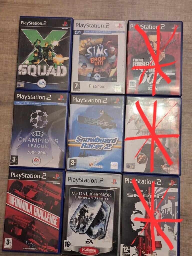 PS2 spellen, 1 speler, Ophalen of Verzenden, Vanaf 3 jaar