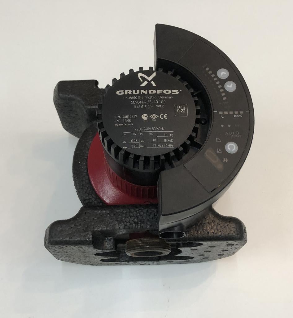 energiezuinige energie label A Grundfos MAGNA 25-40-180 pomp, Ophalen of Verzenden, Zo goed als nieuw