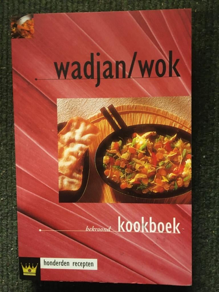 Wadjan / Wok kookboek ; door Fokkelien Dijkstra, Azië en Oosters, Zo goed als nieuw, Fokkelien Dijkstra, Gezond koken