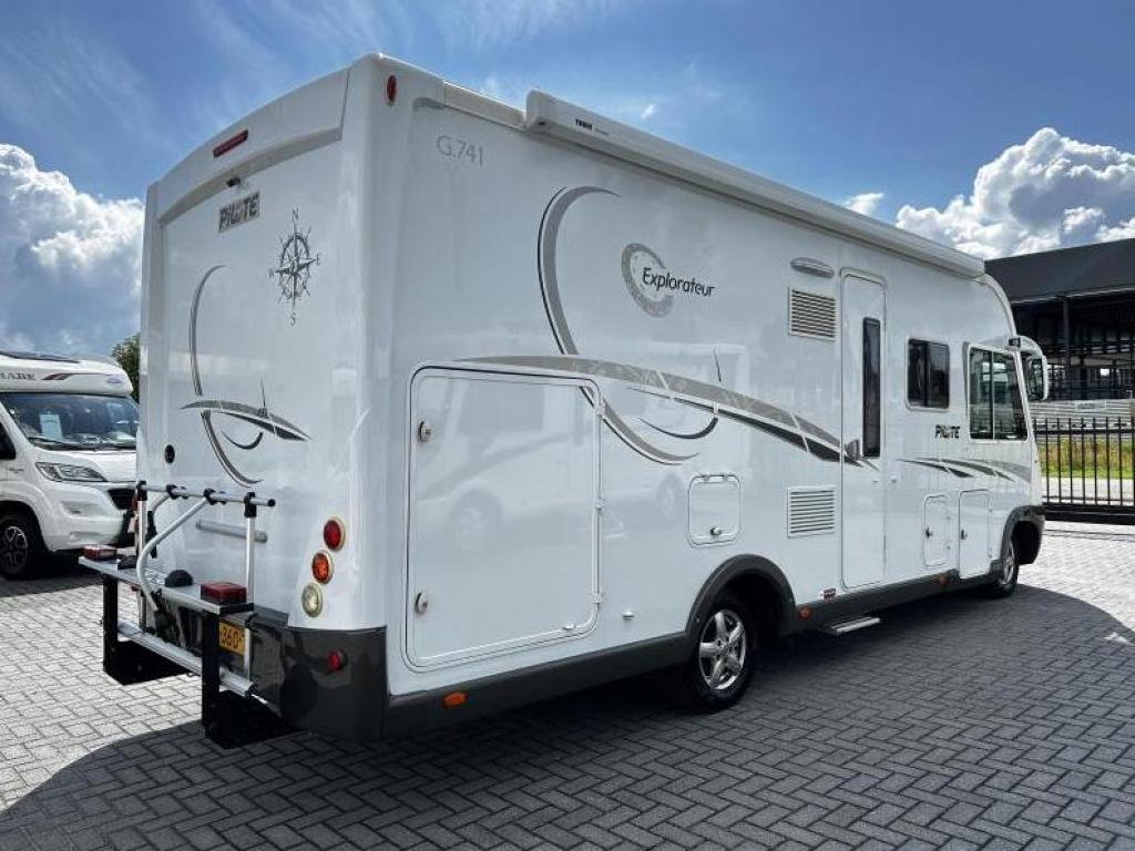 Pilote Explorateur G 741 Dwarsbed/Hefbed/Alde/2012/Euro-5, Caravans en Kamperen, Integraal, Fiat, Pilote, 7 tot 8 meter