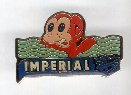 Imperial koper PIN ( BLAD5_533 ), Verzenden, Zo goed als nieuw, Merk, Speldje of Pin
